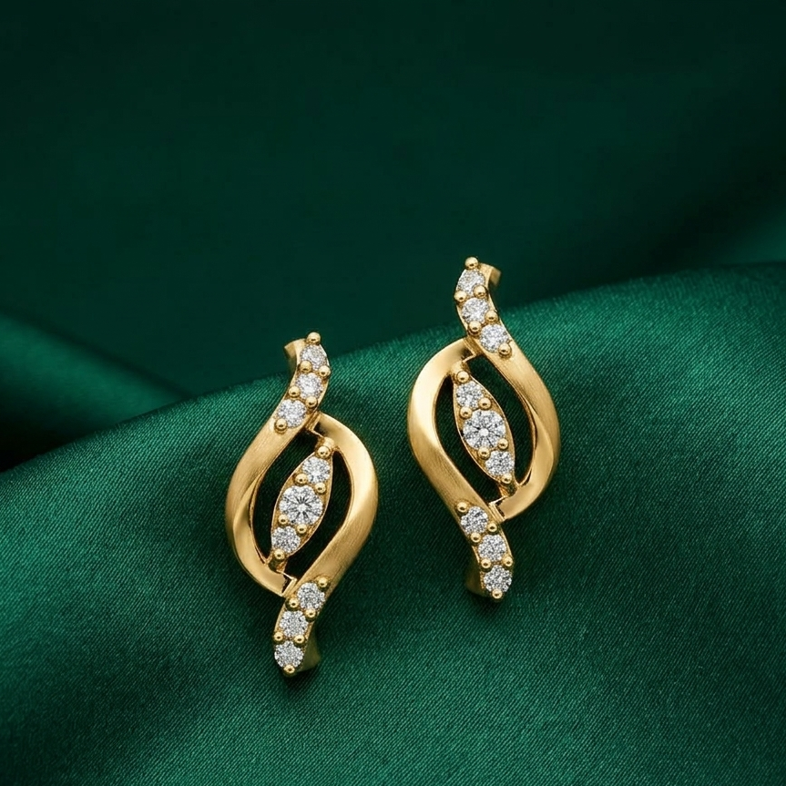 Radiant Multi-Stone Diamond Earrings - 3