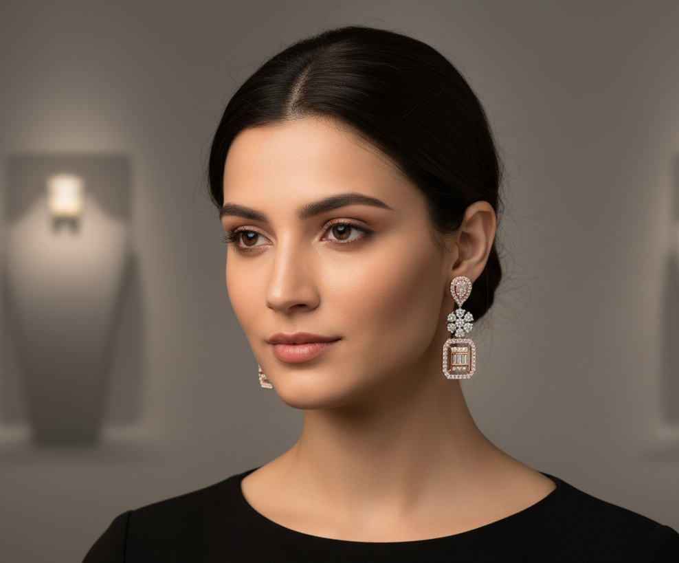 Etherea Spark Diamond Danglers