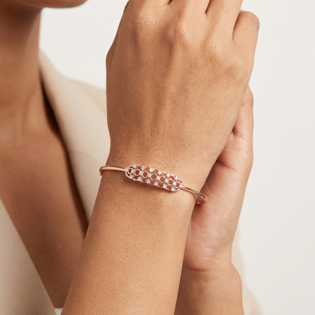 Diamond Modern Link Bracelet - 3