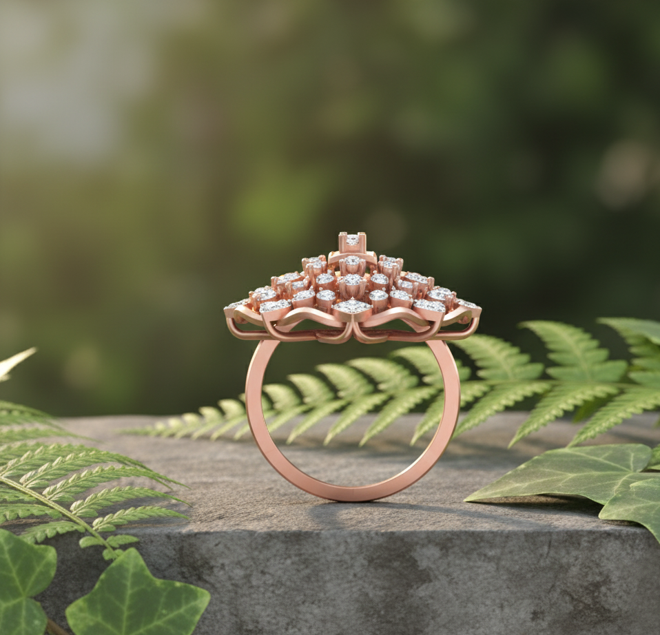 Legacy Geometric Bloom Diamond Ring