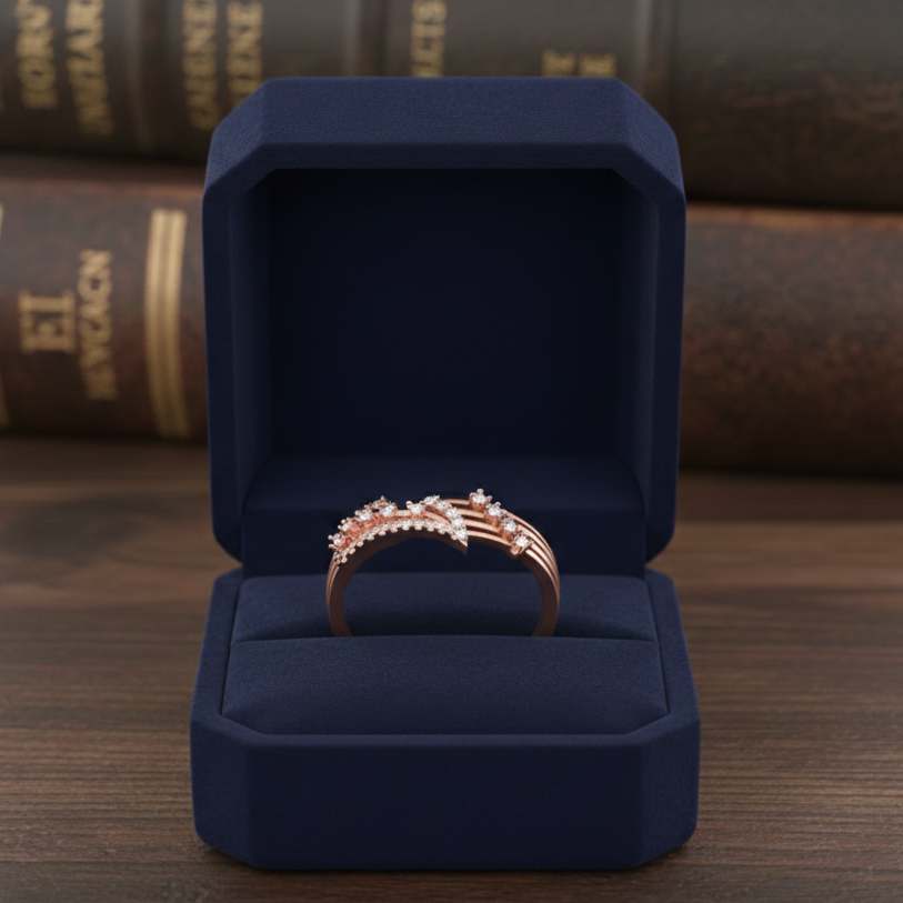 Empress Halo Diamond Ring - 3