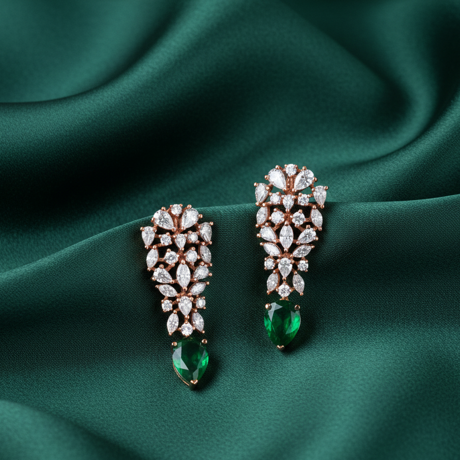 Elegant Party Shine Diamond Earrings