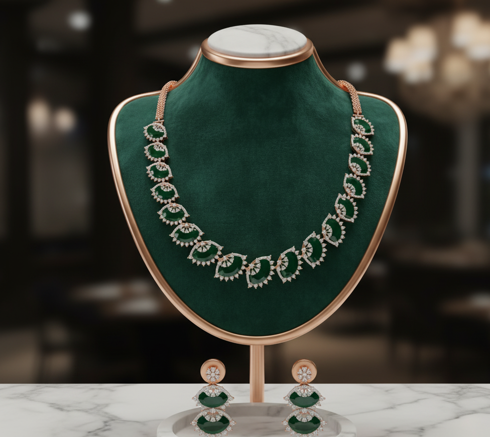 Supreme Bridal Diamond Necklace for Ceremonies