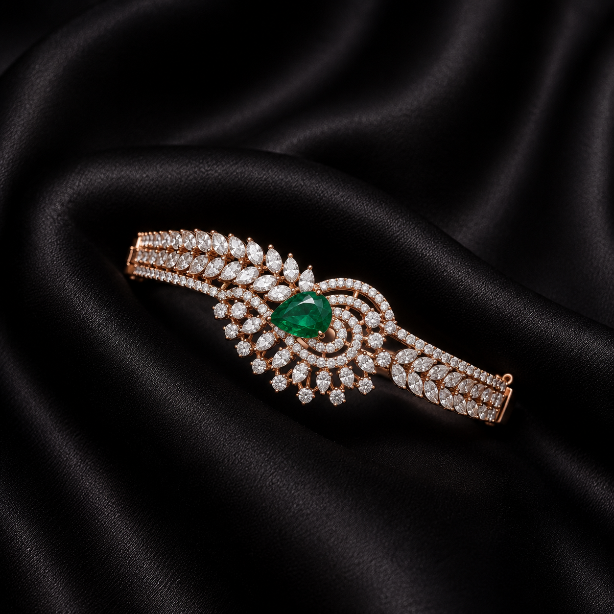 Glitter Edge Diamond Bracelet