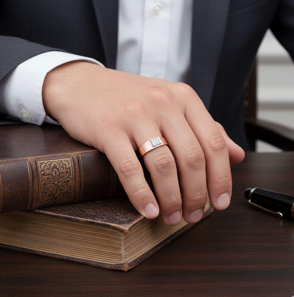 Imperial Noble Diamond Gents Ring - 3