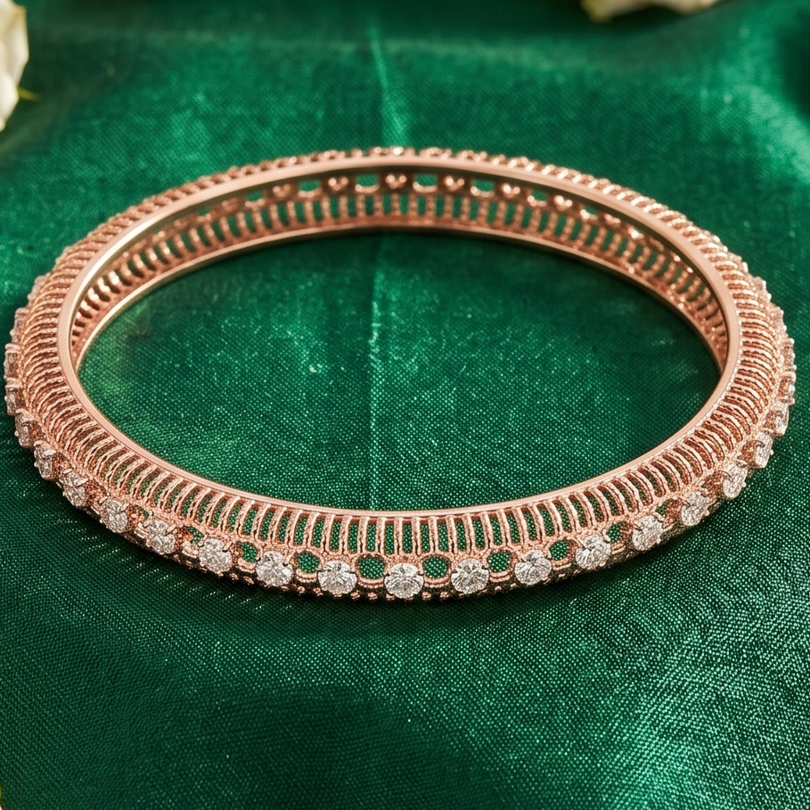 Diamond Bloom Bangles
