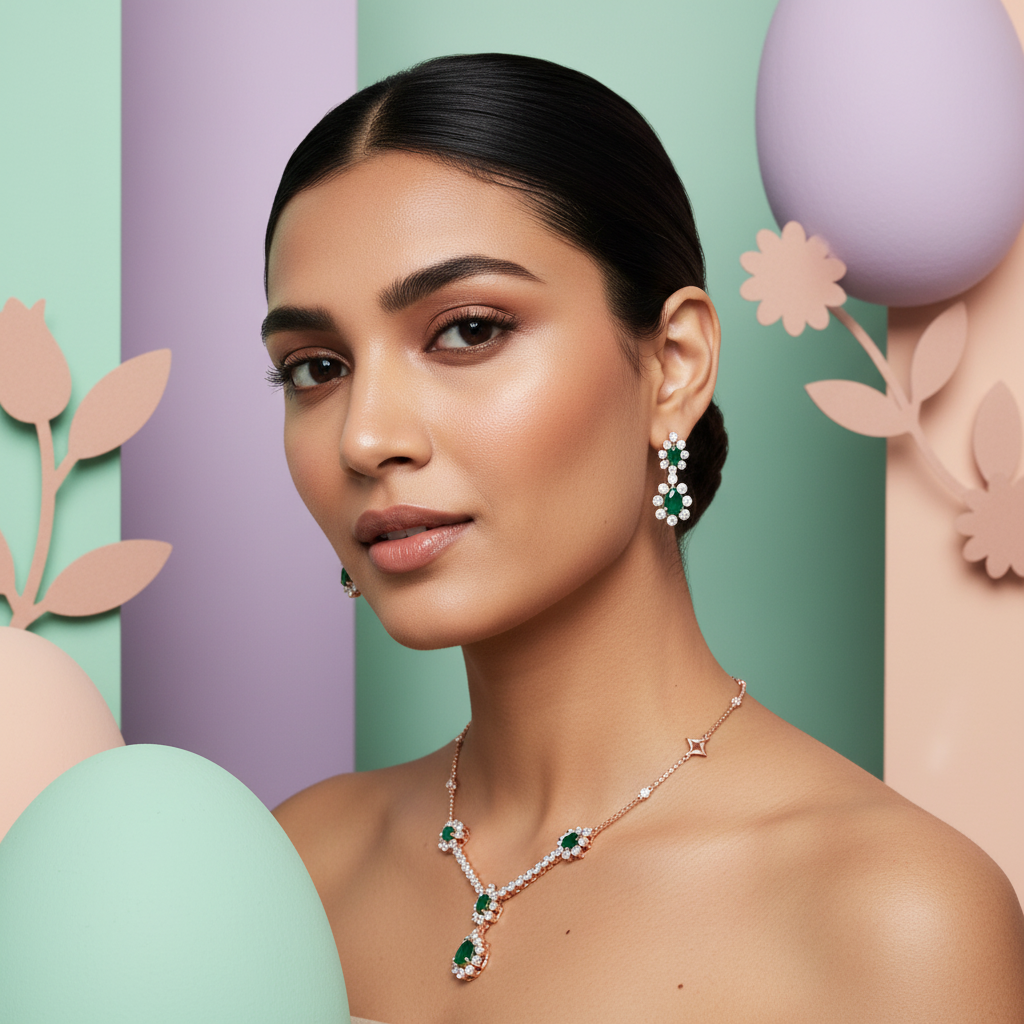 Grand Diamond Elegance Necklace Set