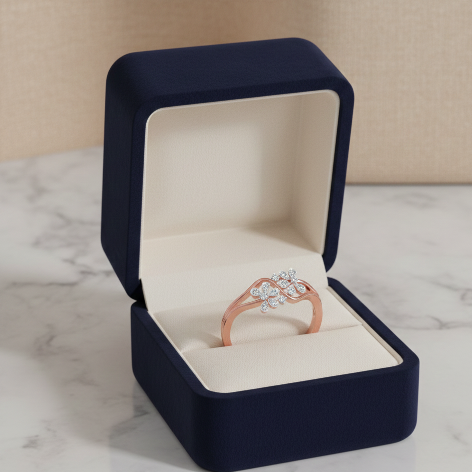 Divine Spark Diamond Ladies Ring