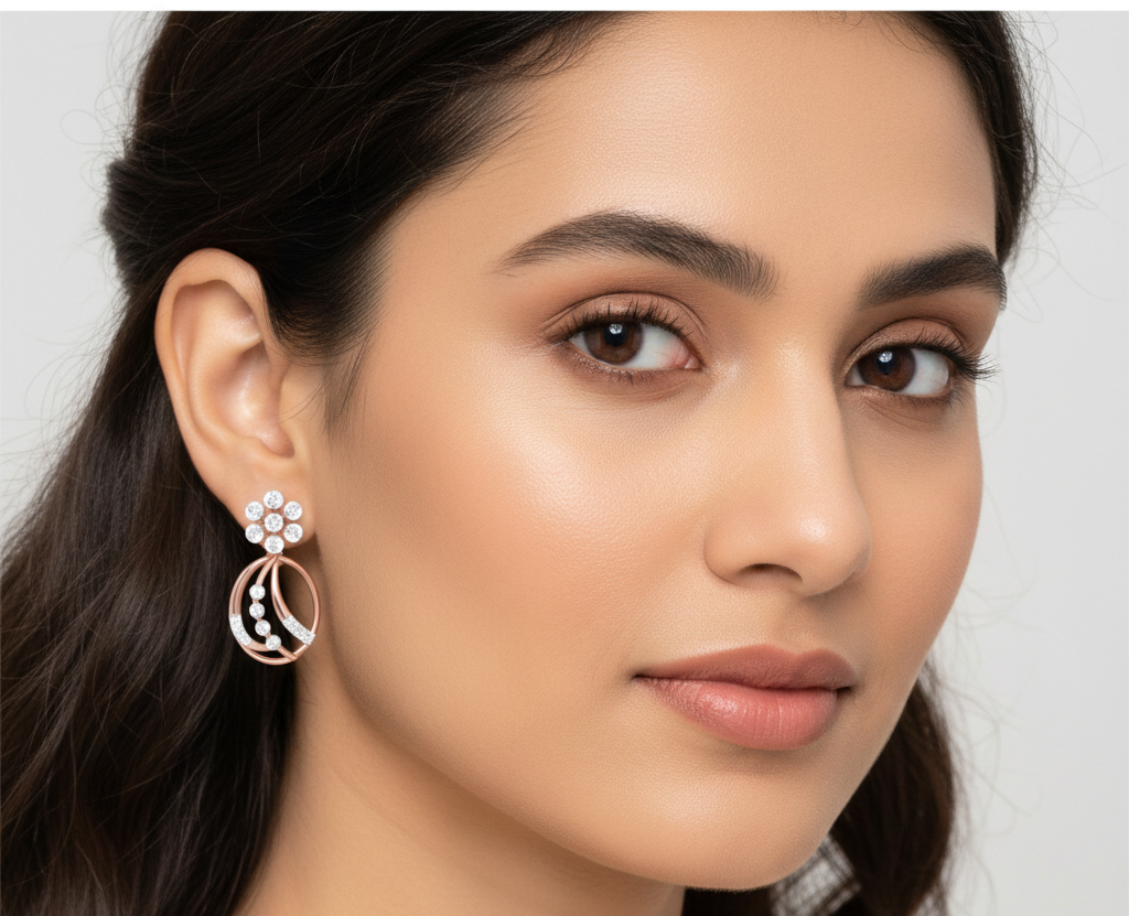Auralis Fine Diamond Dangler Earrings