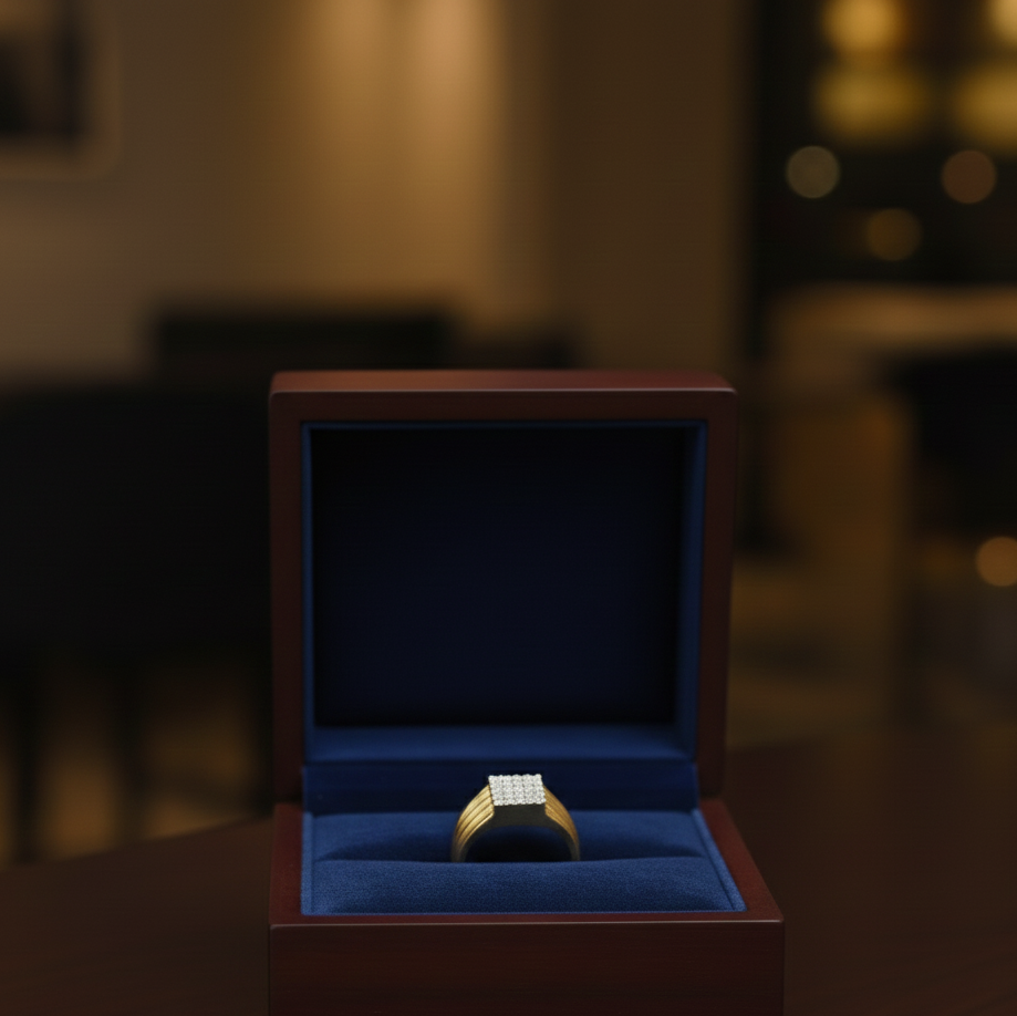 Classic Prestige Diamond Gents Ring