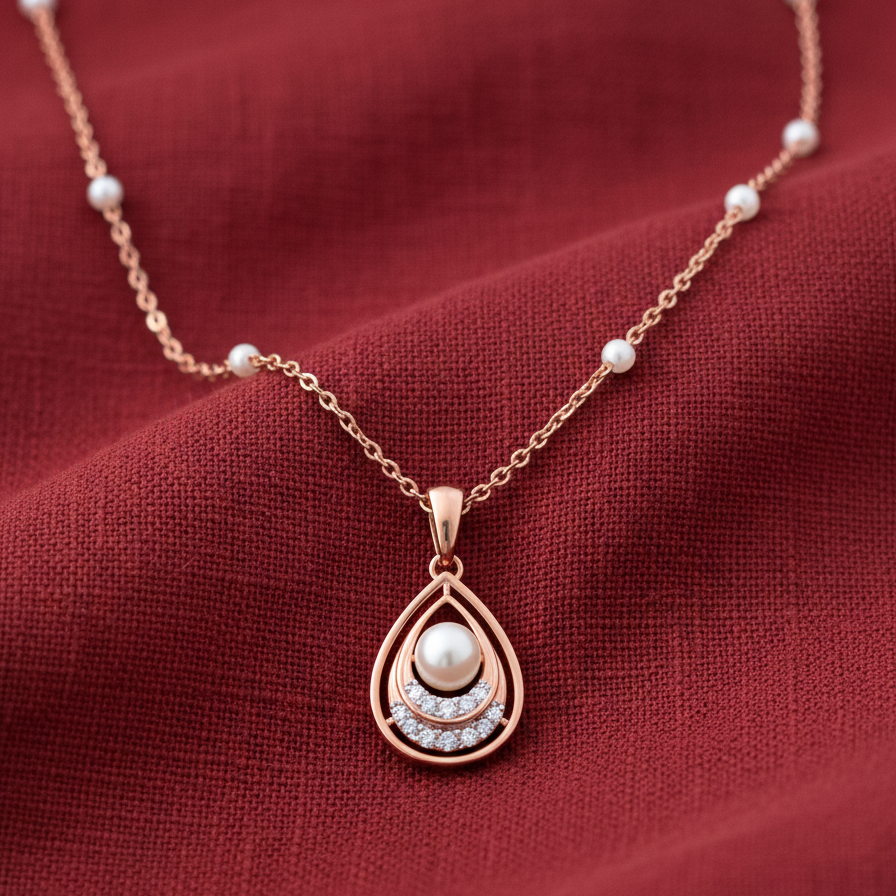 Classic Drop Diamond Pendant