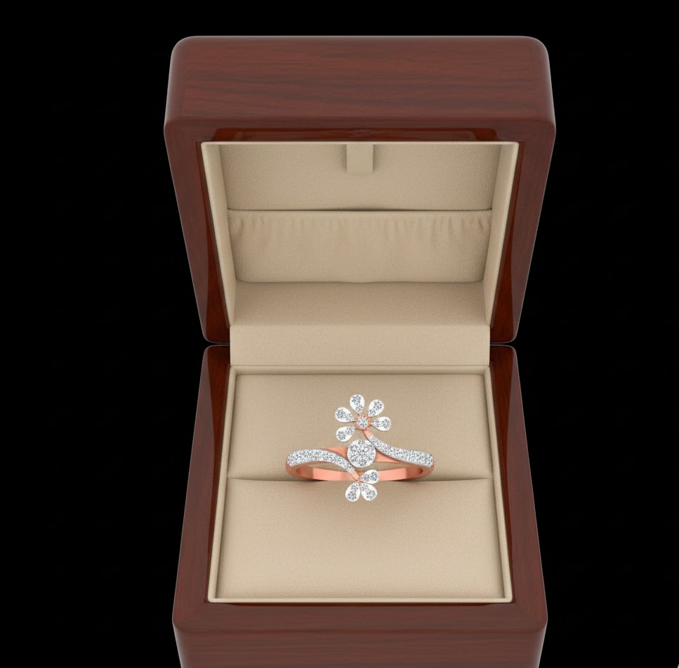 Luna Charm Diamond Ring