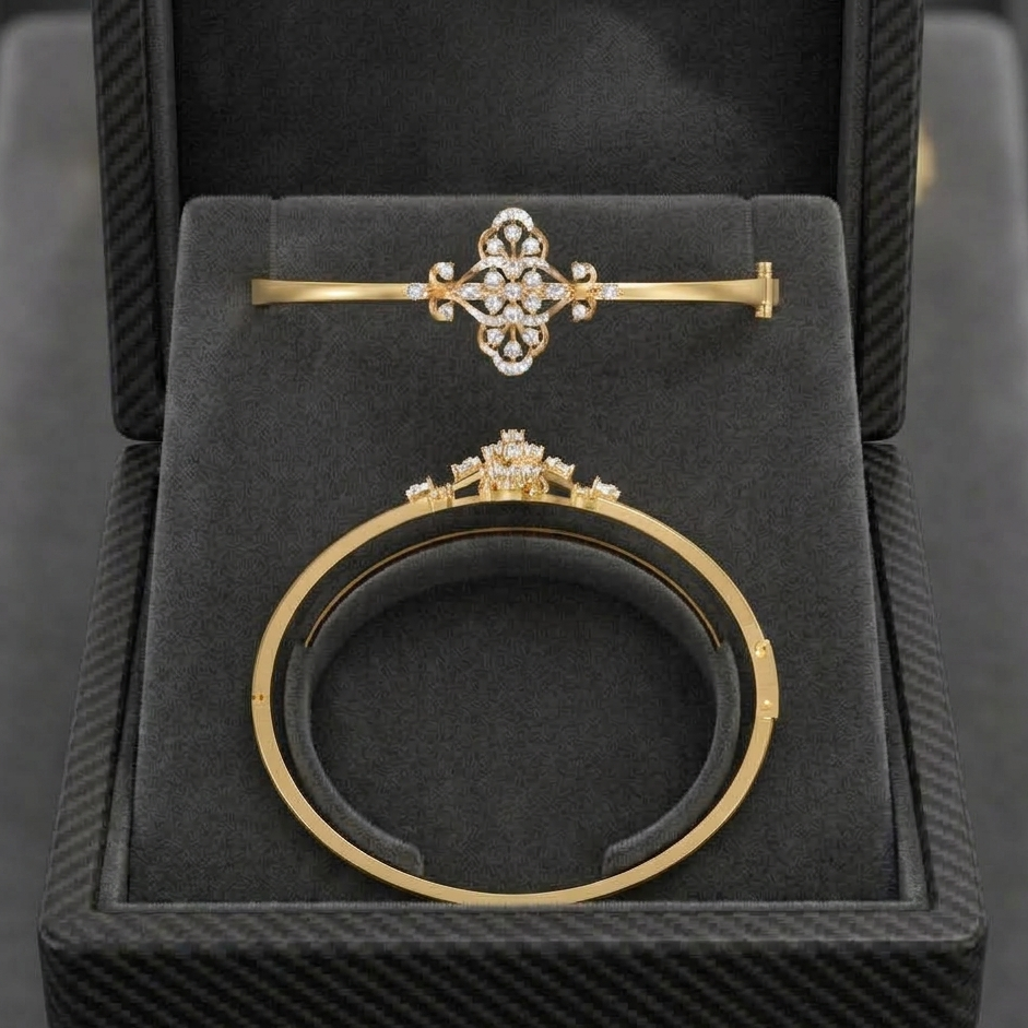 Diamond Modern Wrist Bracelet