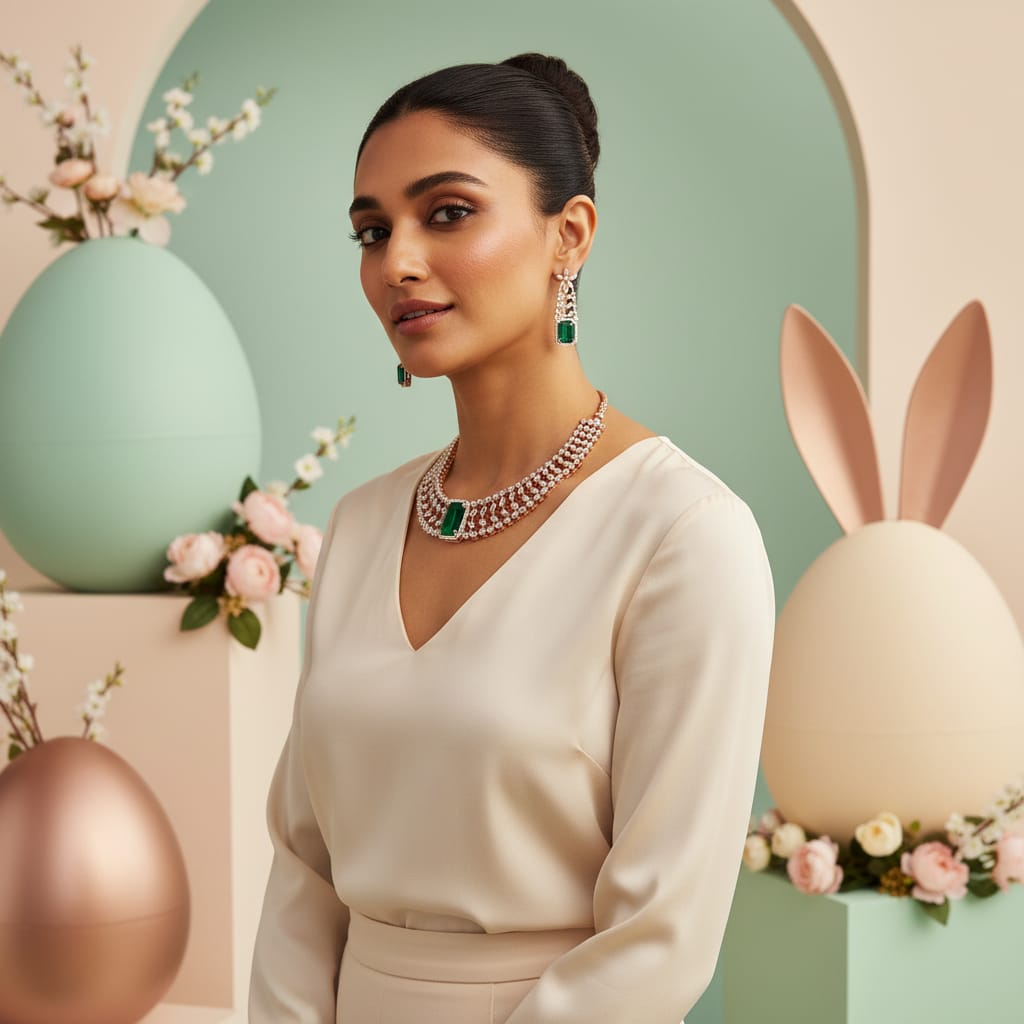 Imperial Diamond Grace Necklace Set - 3