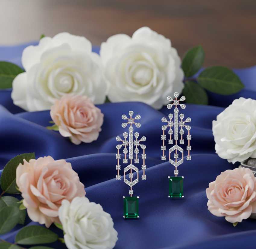 Aurielle Diamond Dangler Drops
