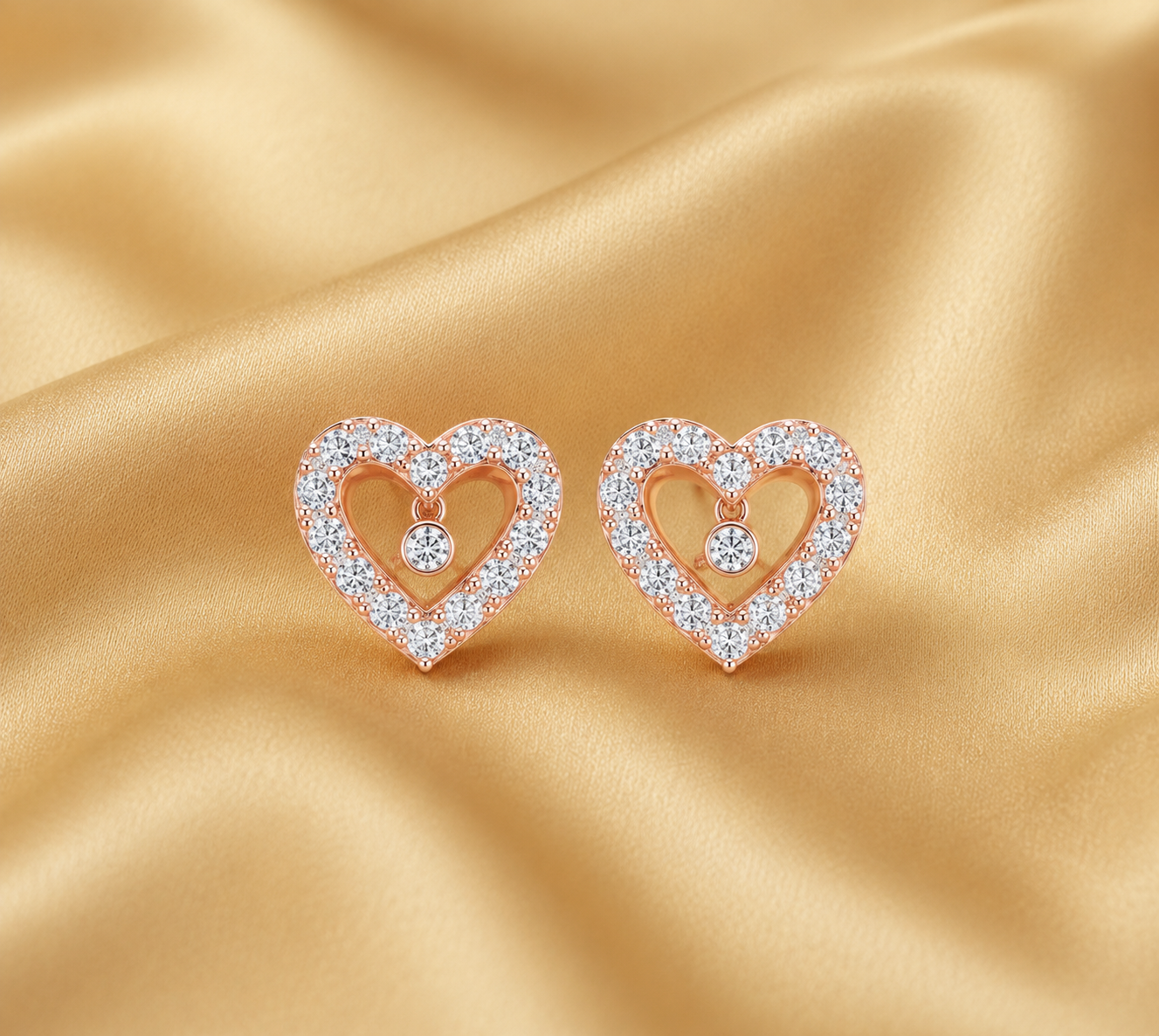 Dainty Diamond Stud Earrings