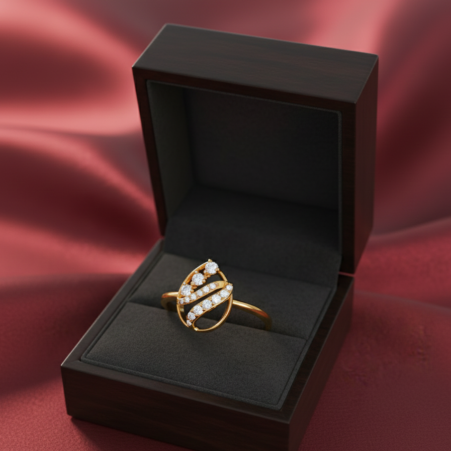 Empress Crown Aura Diamond Ring