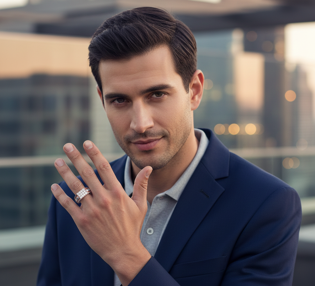 Royal Vanguard Diamond Gents Ring - 3