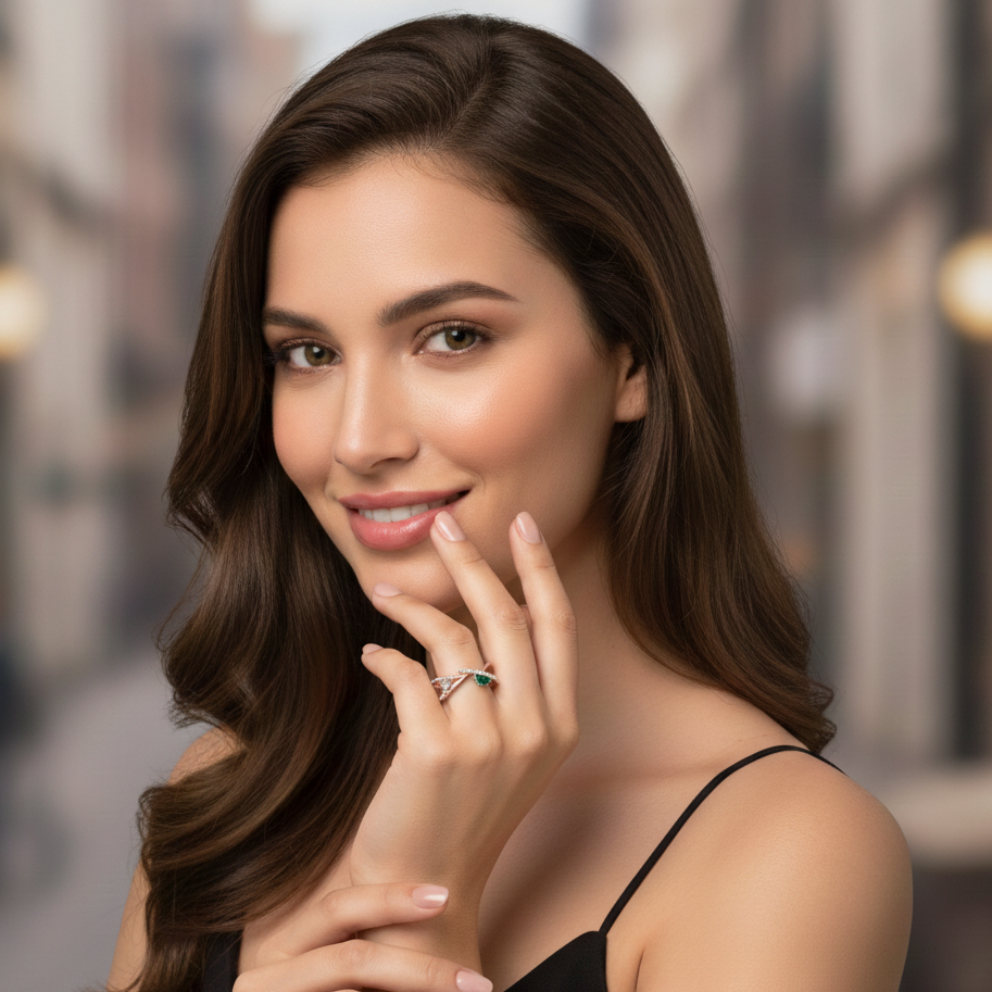 Diamond Crown Whisper Ring - 3