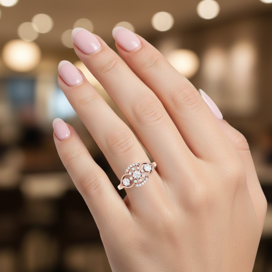 Diamond Crownelle Ring - 3
