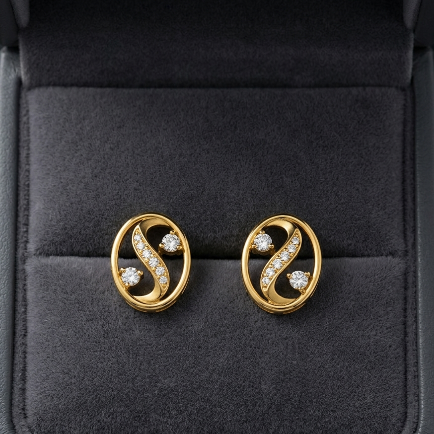 Timeless Brilliance Diamond Earrings - 5