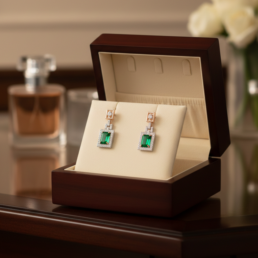 Brillora Diamond Dangler Earrings