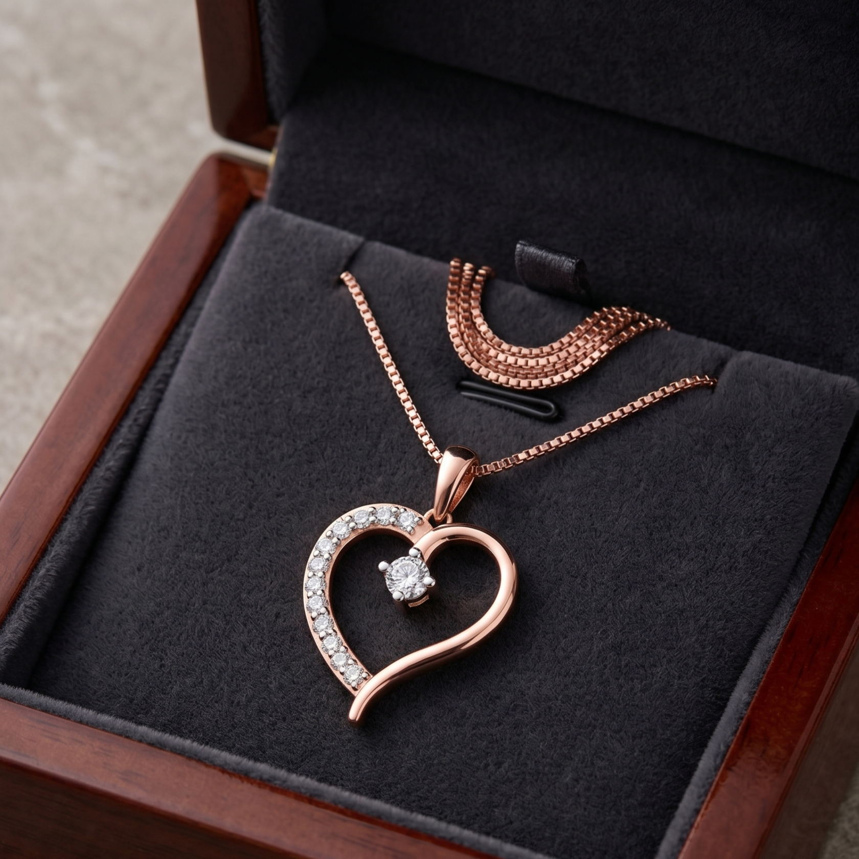 Diamond Luxe Petal Pendant