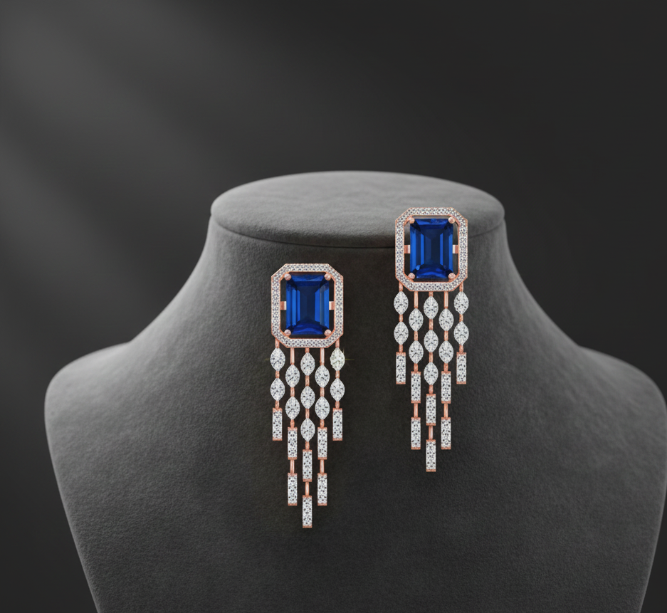 Frostine Diamond Danglers