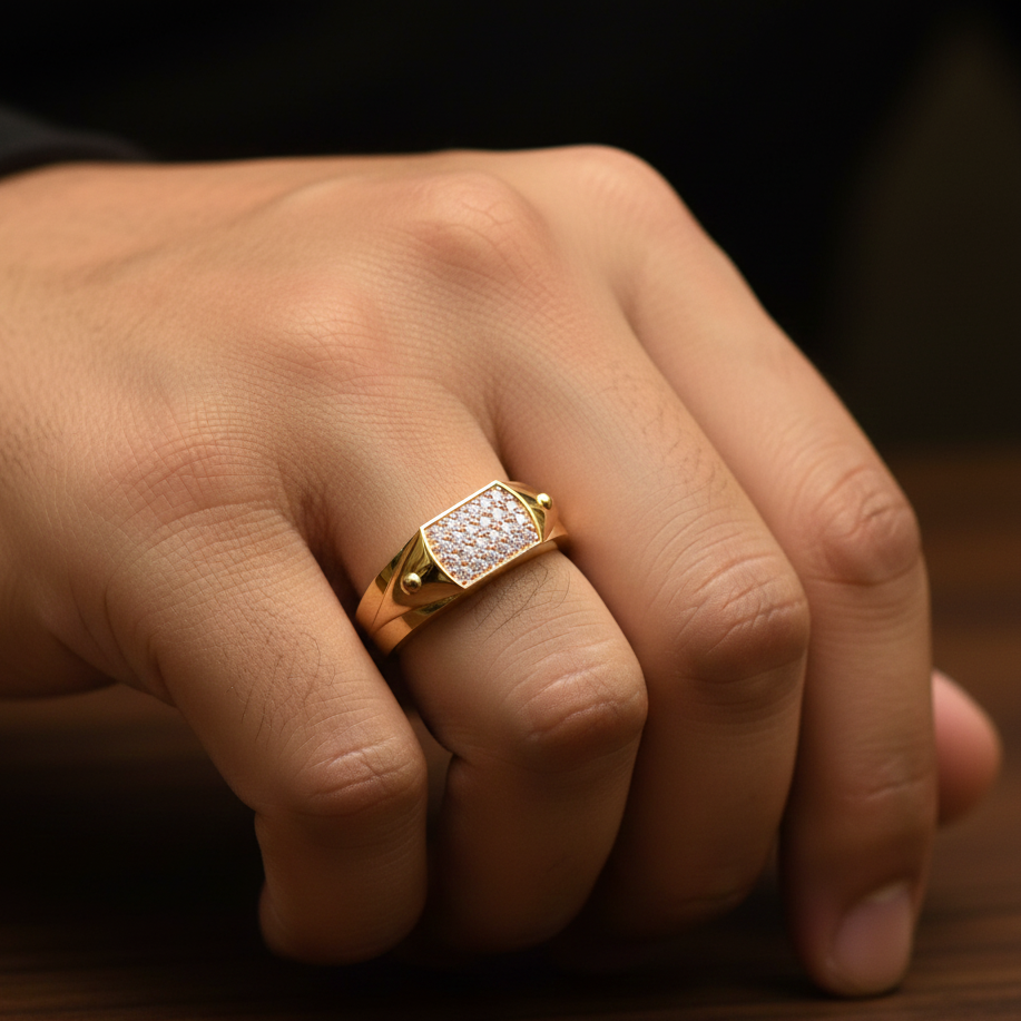 Timeless Authority Diamond Gents Ring