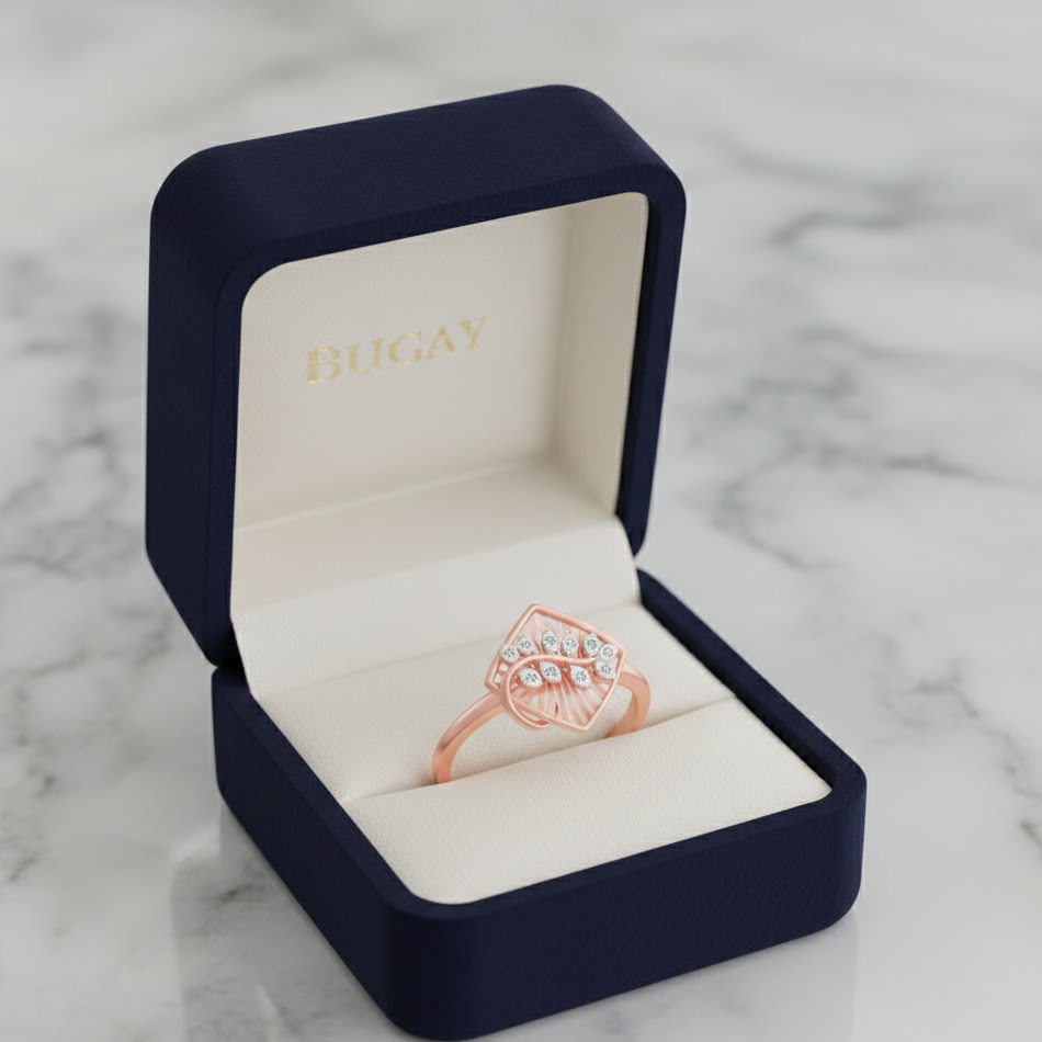 Classic Bloom Diamond Ladies Ring