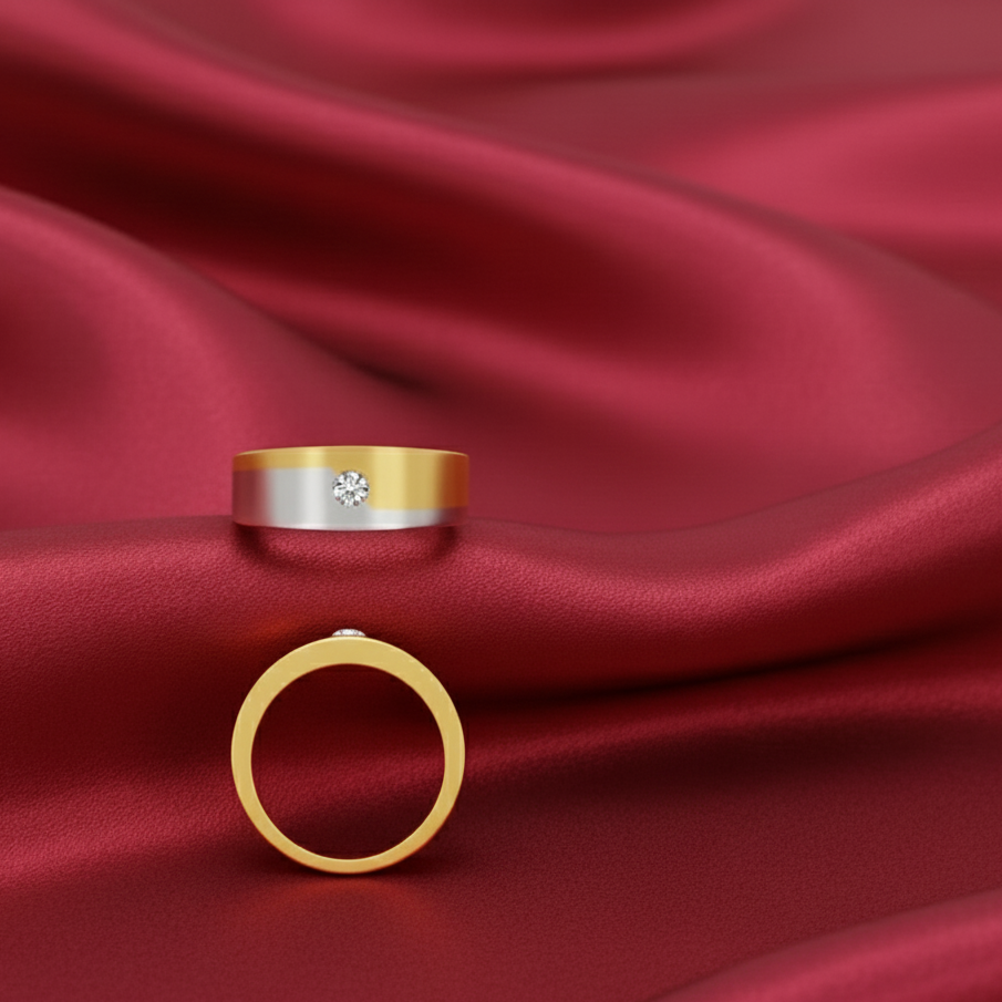 Royal Signature Diamond Gents Ring - 4