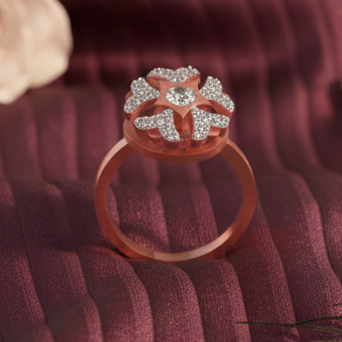 Grace Crown Aura Diamond Ring - 3