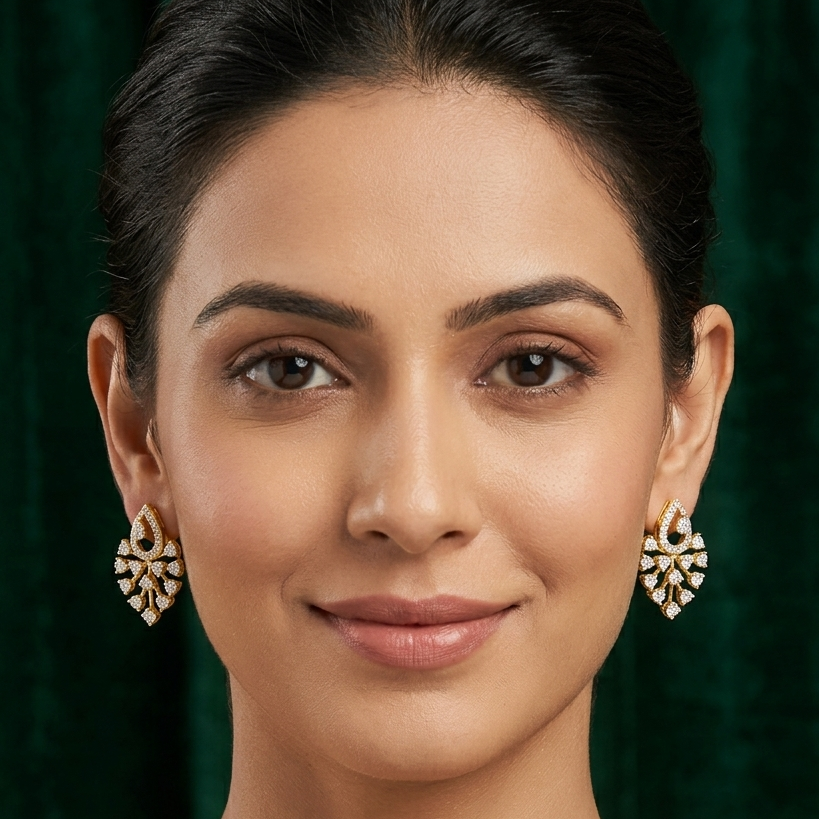 Eclipse Diamond Earrings - 4