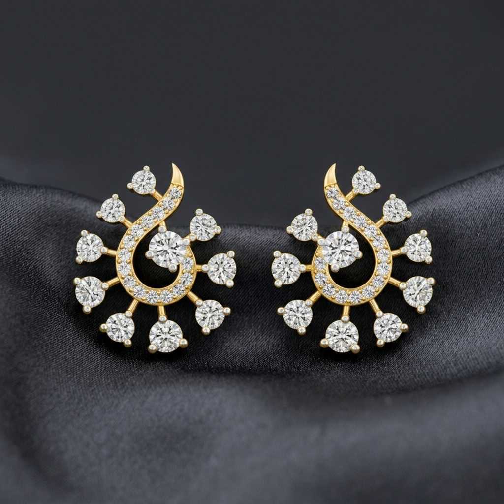 Evangeline Diamond Earrings