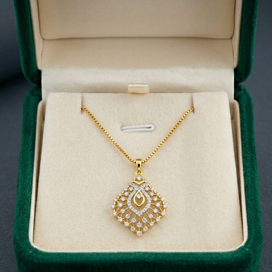 Diamond Secret Bloom Pendant