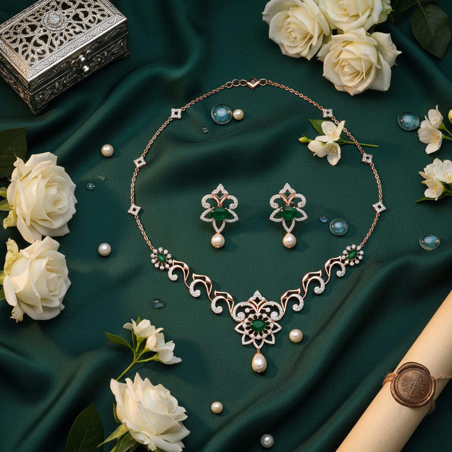Deluxe Shine Diamond Necklace for Occasions