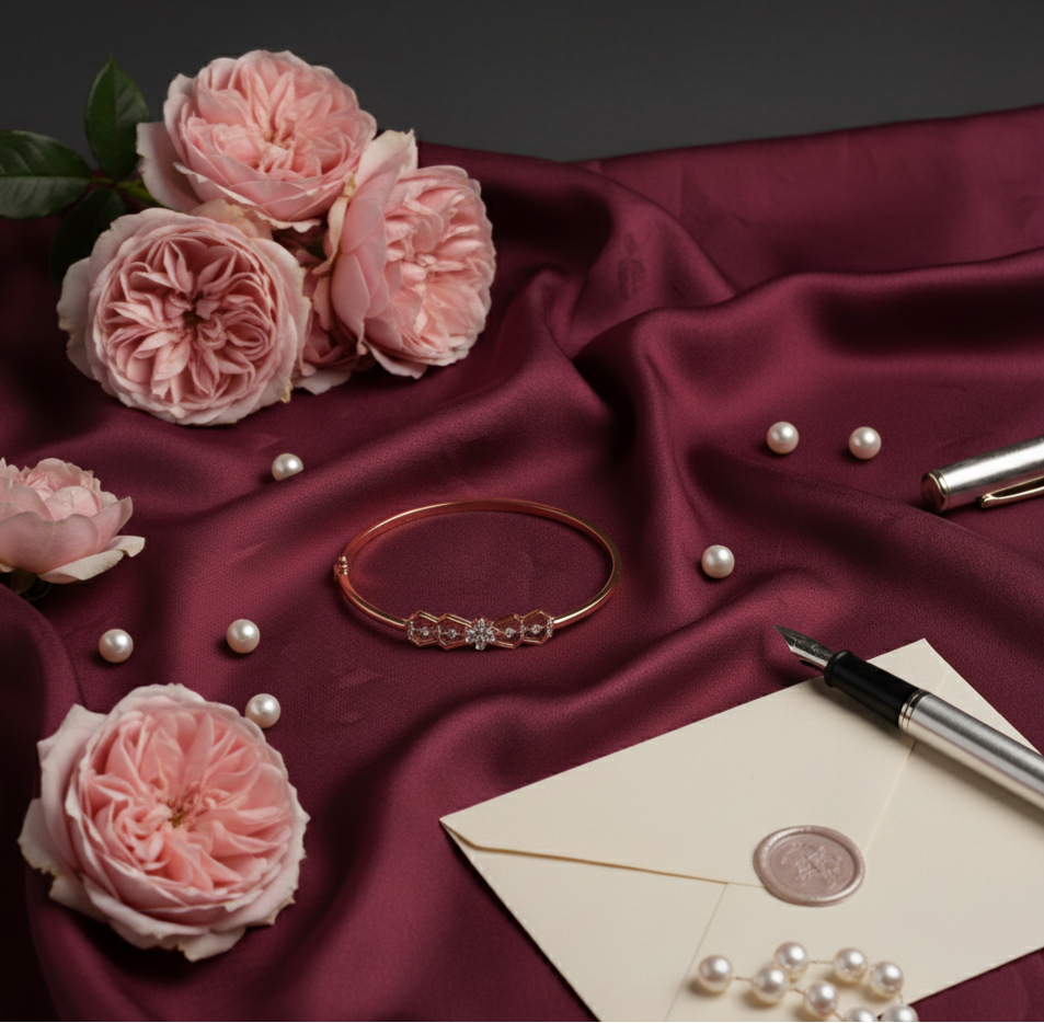Minimal Elegant Diamond Bracelet - 3