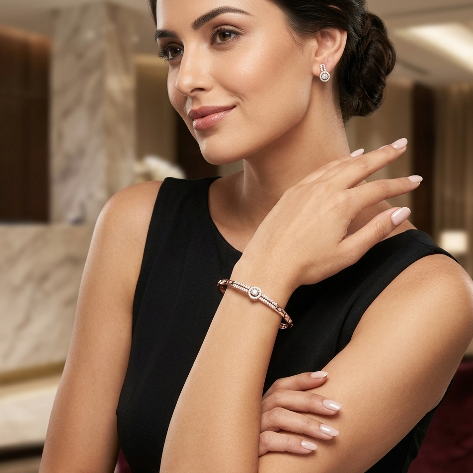 Luxe Shine Diamond Bracelet - 3