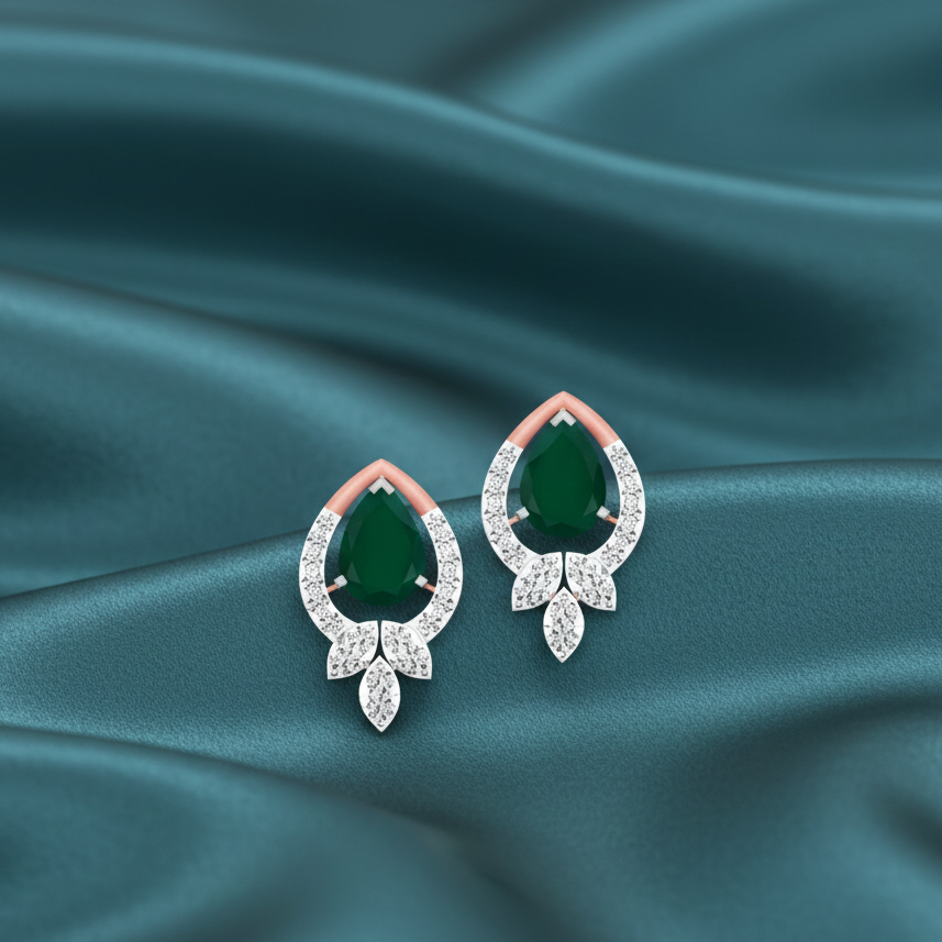 Luxury Diamond Hanging Earrings