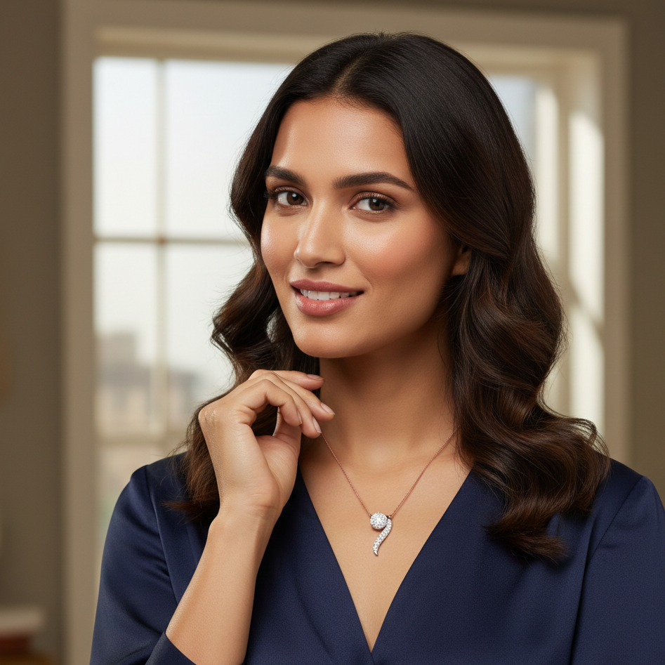 Divine Glow Diamond Pendant