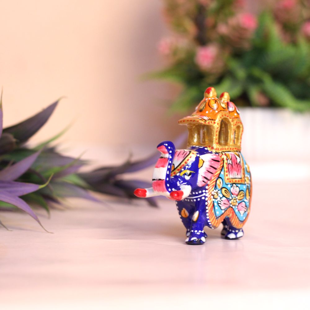 Metal Ambabari Elephant 3'' - 5