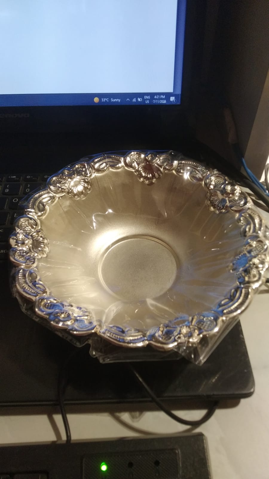 German Silver Nuxy Bowl Big