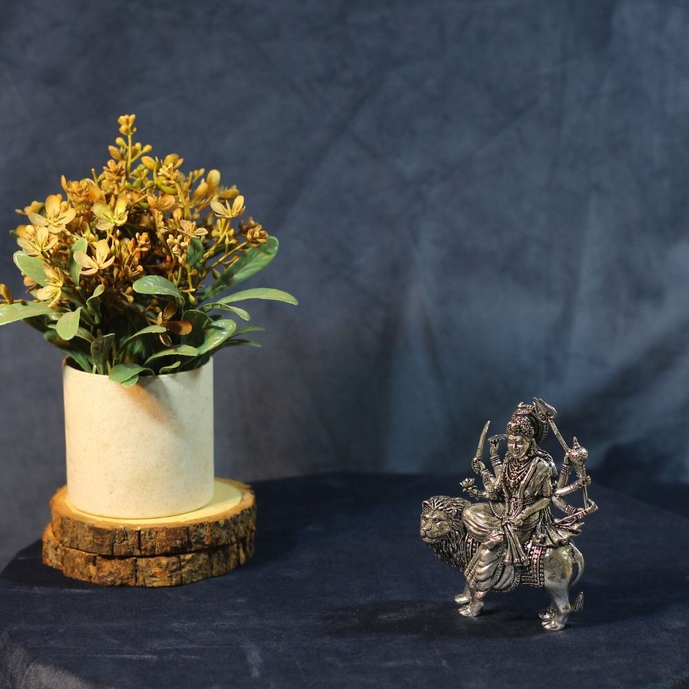 Brass Durga Maa Small - 6