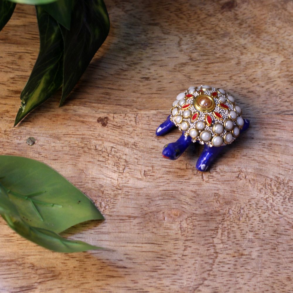 Metal Stone Tortoise 1'' - 3