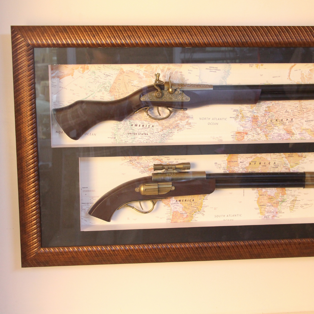 Gun With Frame