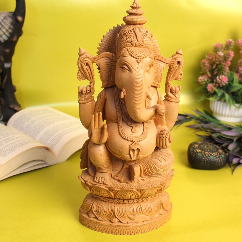 Wooden Ganesh Big