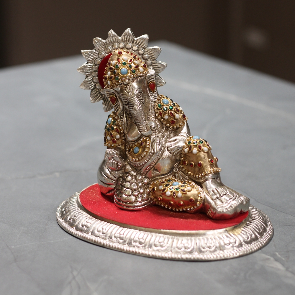 Lete Ganesh Golden Work - 5