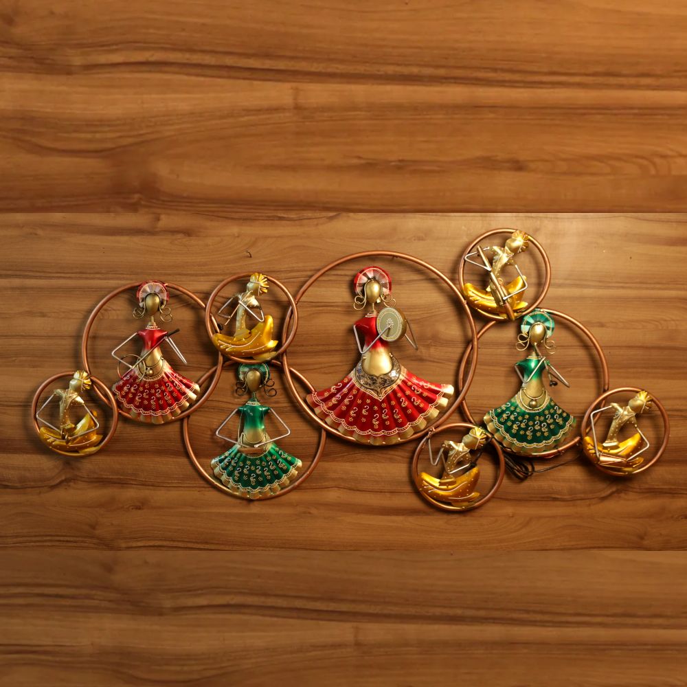 Decorative 9 Ring Doll Wall Hanging