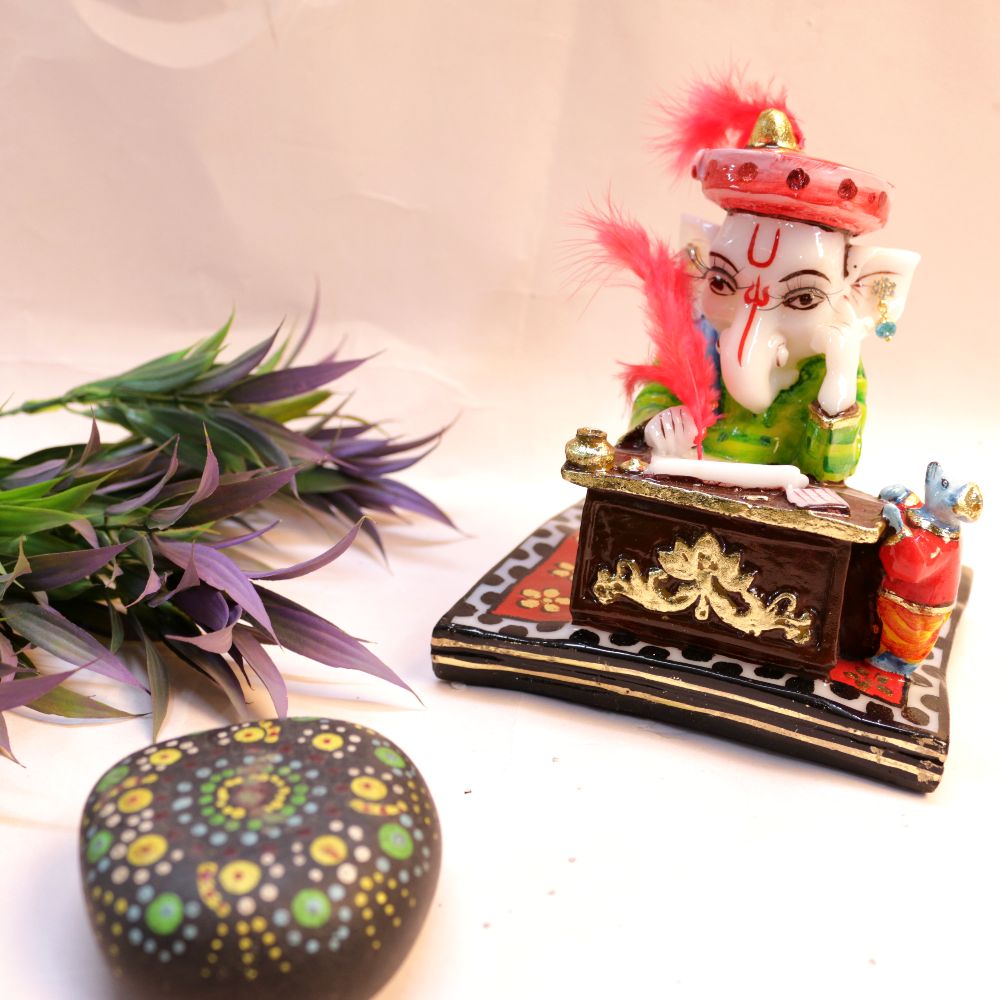100005 Resin Munim Ganesh Ji - 4