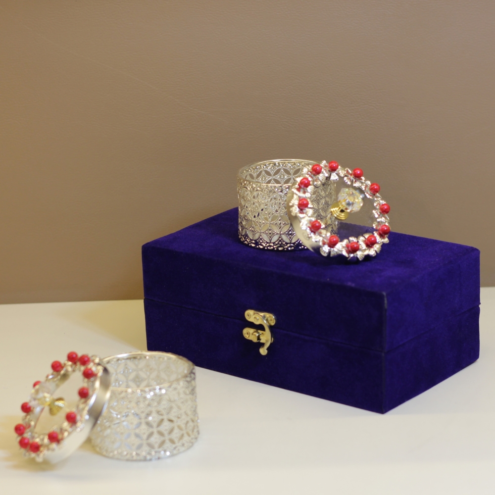 Flower Jali Box S/2 W/b - 6